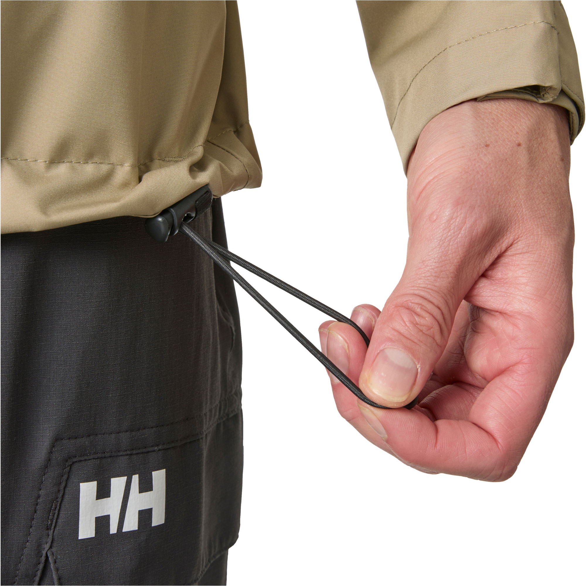 2026 Helly Hansen Mens Crew Hooded Sailing Jacket 2.0 34443 - Pebble